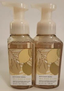 BATH & BODY WORKS (LOT OF 2) SEA SALT & LIME GENTLE FOAMING HAND SOAP 8.75 FL OZ - Picture 1 of 6