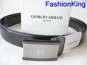 Authentic Giorgio Armani Leather Belt...new style..GA3806 - Picture 1 of 1
