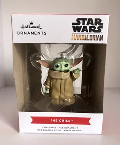 2021 Hallmark Star Wars Mandalorian The Child Baby Yoda Christmas Tree Ornament - Picture 1 of 6