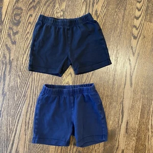 Gap tumble shorts in size xs (4-5) navy blue and black bundle - Picture 1 of 4