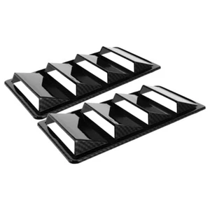 2 Pcs Hood Air Outlet Car Vent Decoration Vents Scoops Bonnet Cover - Picture 1 of 12