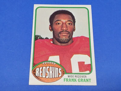 1976 TOPPS FOOTBALL #151 FRANK GRANT HIGH GRADE NEAR MINT NRMT - Image 1 of 3