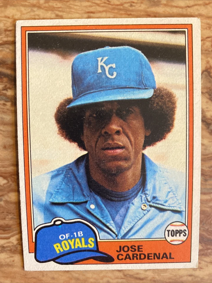 1981 Topps #473 Jose Cardenal - KANSAS CITY ROYALS - NM/MT - Image 1 of 2
