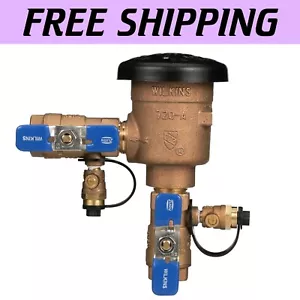 Corrosion-Resistant 3/4" Wilkins Pressure Vacuum Breaker for Irrigation Systems - Picture 1 of 8