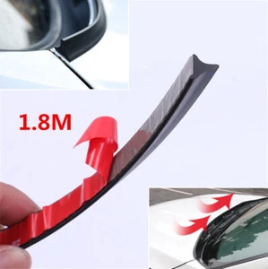 70 INCH Rubber Car Front Hood Windshield Seal Strip Moulding Wind Deflector Trim - Picture 1 of 12