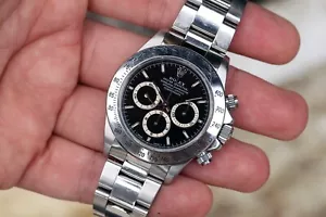 Vintage 1996 Rolex Cosmograph Daytona ref. 16520 “Zenith, Black Dial” - Picture 1 of 12