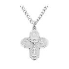 Rosemarie Collections Religious Gift Traditional Catholic Small Four Way Meda...