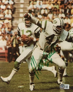 MATT SNELL SIGNED AUTOGRAPHED 8x10 PHOTO NEW YORK JETS LEGEND HERO BECKETT BAS - Picture 1 of 2