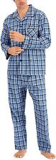 Hanes Men's Sleeve Long Leg Woven Pajama Set