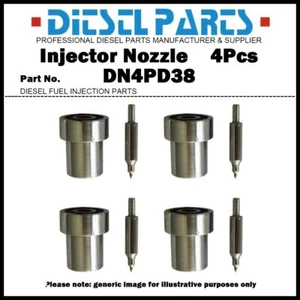 4x Diesel Fuel Injector Nozzle DN4PD38 093400-5380 for Daihatsu Charade CL CL-T - Picture 1 of 1