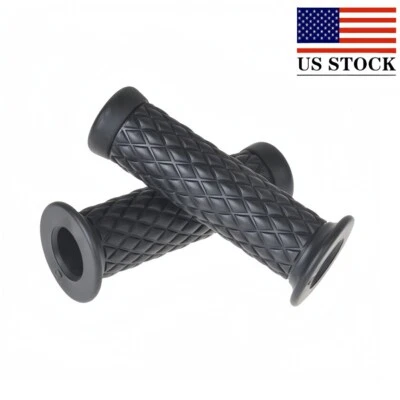 7/8" Rubber Thruster Grips - Anti-Vibration for Honda CB Yamaha MT Kawasaki Foto 1 de 4