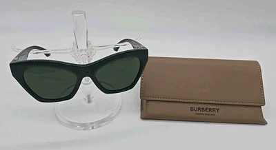 Burberry B 4420-U Green/Green Sunglasses 55 18 140mm Italy With Case New - Image 1 of 4