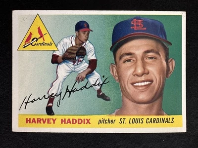 1955 Topps Harvey Haddix (#43) EX All-Star P, Pirates/Cardinals ^GRUMPYBUCK^ - Imagem 1 de 2