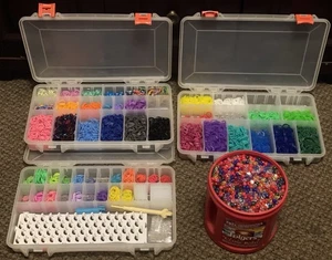HUGE Craft Kit: Rubber Band Bracelet & Jewelry Making Set with Beads - Picture 1 of 15