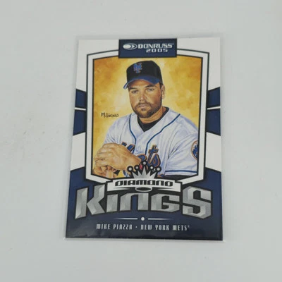2005 Donruss Diamond Kings #15 Mike Piazza New York Mets  - Image 1 of 2
