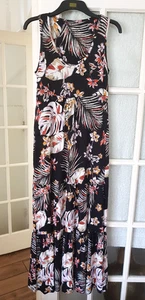 PRINCIPLES Sleeveless Tiered Maxi Floral Dress Size 12 EXCELLENT - Picture 1 of 12