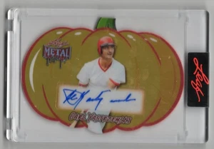 2025 Leaf Metal Halloween Carl Yastrzemski PUMPKIN RED AUTO AUTOGRAPH 1/3 - Picture 1 of 1