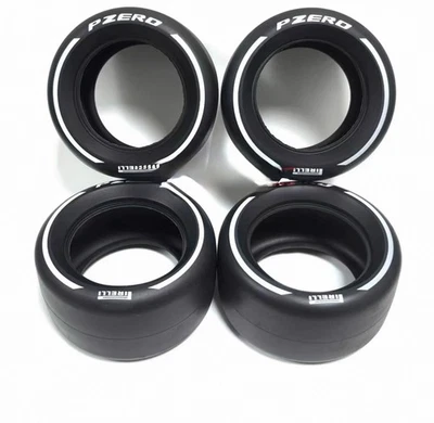 Official LEGO Wheels Pirelli White Hard Tyres,Matches W14 And McLaren, 42171 US - Image 1 of 3