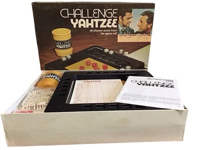 New Vintage - 1974 Challenge Yahtzee The Odd Couple Game All Players Score - Image 1 of 4