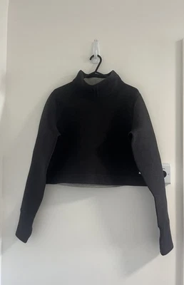 Sudadera Sweaty Betty Mujer Talla XS Gris Manga Larga Recortada Pullover Foto 1 de 4