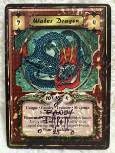 ๐ Artist Signed - Imperial Edition Water Dragon (L5R CCG) - THE Randy Elliott - Picture 1 of 5