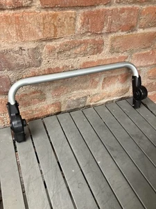Out N About Double Parent Handle Bar (Silver Chassis) - No Foam - Plus Hinges - Picture 1 of 4