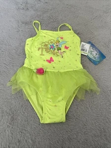 DISNEY TINKER BELL SWIMSUIT 4T - Picture 1 of 1