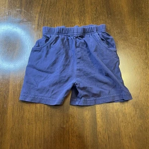 Luigi Kids 4T Navy Cotton Shorts with Elastic Waist and Pockets - Picture 1 of 6