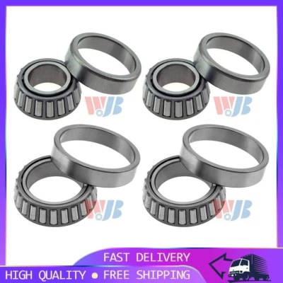 Juego de 4 cojinetes de rueda delanteros interiores exteriores y carreras para 230 1977-1978 WJB Foto 1 de 3