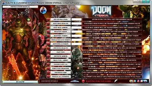 DOOM ETERNAL CHEATS TRAINER MODS CODES CHEAT MOD SOFTWARE FREE UPDATES LIFE-TIME - Foto 1 di 2