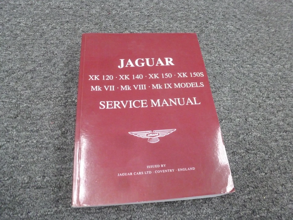 1955-1957 Jaguar XK140 Coupe Roadster Shop Service Repair Manual SE 1956 Foto 1 de 1