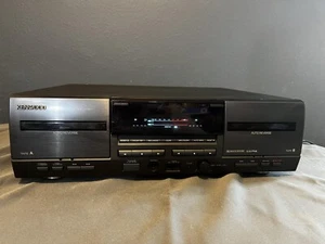 Kenwood CT-203 Stereo Dual Double Cassette Tape Deck Parts Or Repair READ - Picture 1 of 8