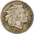 Kolumbien 10-Centavos-Münze | Indianerhäuptling Calarca | 1952 - 1967