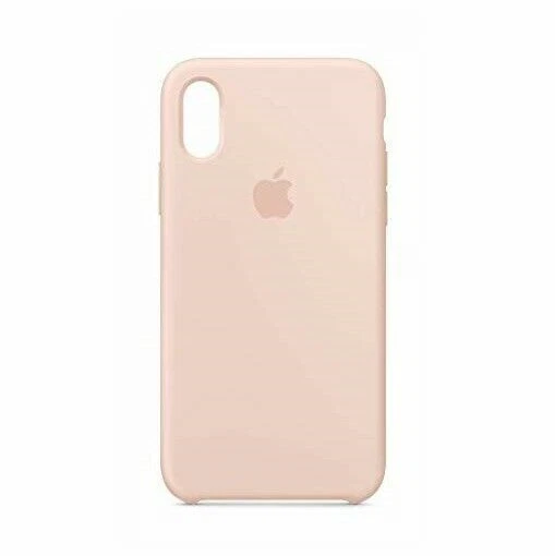 Apple Silicone Case for iPhone XS - Pink Sand