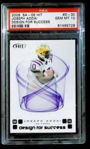 GEM MINT PSA 10 2006 Sage Dress for Success 30 Joseph Addai LSU Tigers Scuffed - Picture 1 of 2