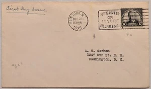 FDC Sc # 623 - Wilson 17c - New York - 12/28/1925 - Albert Gorham - j - Picture 1 of 2