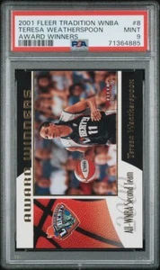 2001 Fleer WNBA Award Winners Teresa Weatherspoon PSA 9 New York Liberty - Picture 1 of 2