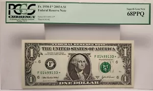 2003 A Star Note Federal Reserve Atlanta Georgia PCGS 68 PPQ - Picture 1 of 5
