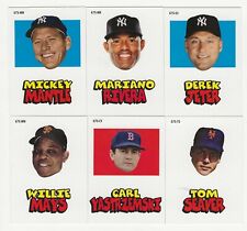 2012 Topps Archives Sticker set of 25 Retro 1967 Stickers as shown