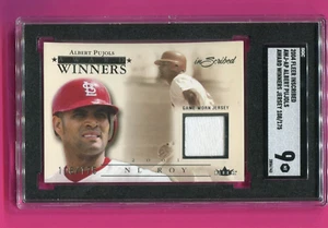 ALBERT PUJOLS CARDINALS 2004 FLEER INSCRIBED AWARD WINNERS JERSEY SGC 9 108/175 - Picture 1 of 3