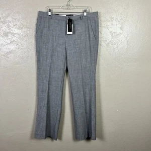 Banana Republic Logan Damenhose Größe 14 Grau Chinohose Gerade Mittelhoch - Bild 1 von 14