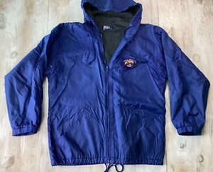 Chaqueta Polo Deportiva Ralph Lauren Años 90 De Colección Cremallera Hombres Grande Forrada de Vellón con Capucha - Imagen 1 de 8