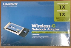 Linksys WPC54G Wireless-G PC Karte Notebook Adapter, NEU - Bild 1 von 5