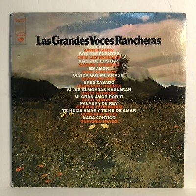 Las Grandes Voces Rancheras Columbia Compilation LP Mariachi Vinyl Record NM- - Image 1 of 4