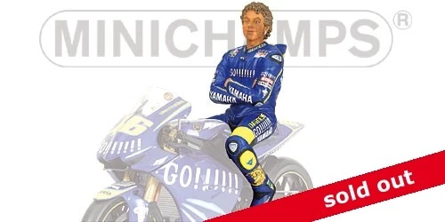312049046 MINICHAMPS 1 12 V. ROSSI 2004 SITTING FIGURE FREE SHIP. WORLDW - Immagine 1 di 1