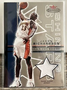 2003-04 Fleer Mystique Jason Richardson SP 220/250 #SS-JR Parallel Jersey Relic - Picture 1 of 12
