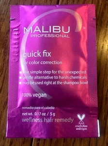 Malibu Quick Fix Color Correction Professional Treatment Fast Easy Gentle Vegan - Picture 1 of 2