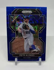 2022 Panini Prizm Pete Alonso #184Tier II Blue Velocity Prizm - Picture 1 of 2