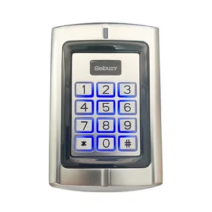 Controlador de acceso de puerta segura de metal Sebury BC-2200 teclado pin contraseña abierto 12 V - Imagen 1 de 6