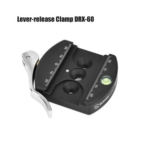 Sunwayfoto DRX-60 60mm Lever Quick Release Arca Swiss Clamp Compatible RRS Plate - Picture 1 of 14